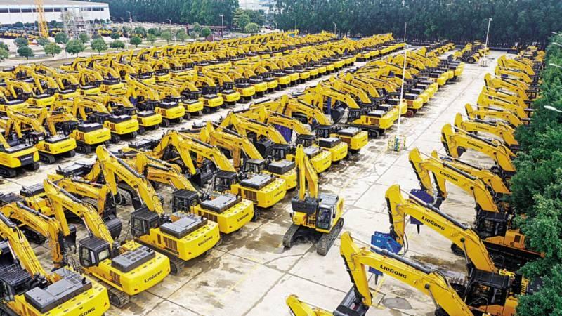 广西柳州:工程机械产品远销海外